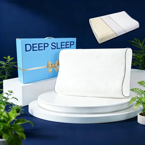 Natural Latex Contour Pillow with Washable Cover