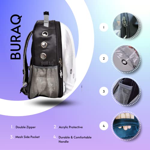 Buraq-Astronaut-Transparent-Pet-Carrier-Backpack-With-Leash-For-Travel-Hiking-Outdoor-Activities-Designed-With-Breathable-Space-Ventilated-Airline-Approved-Sturdy-Pad-For-Puppies-Cats-Black