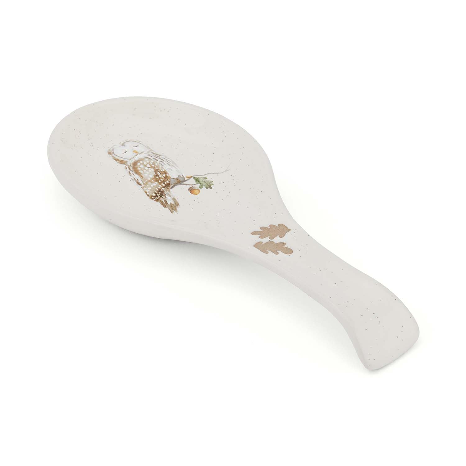 Cooksmart Forest Fable Large Spoon Rest, Stoneware Kitchen Rest