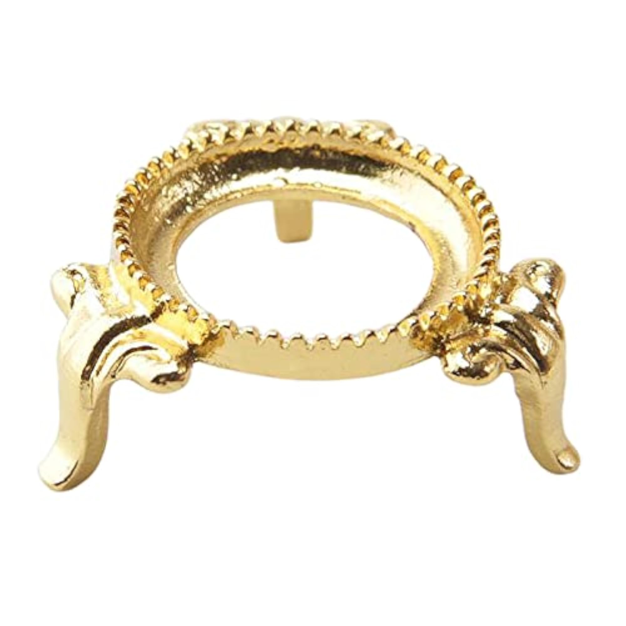 Crystal Ball Base Sphere Stone Support Metal Holder Display Stand Gold
