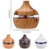 300ml Essential Oil Diffusers, Aromatherapy Diffuser Oil Humidifiers for Home, Aroma Diffuser for Room, Vaporizer Humidifier Oil 7 Colors LED Light Room Fresheners for Home (White) #1