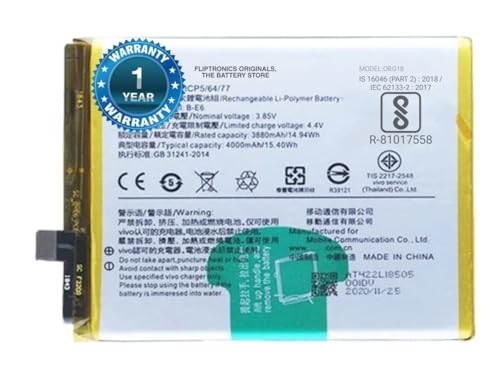 Image of Original B-E6 Battery for Vivo Nex S (V1821A, 1813, V1821T) / NEX S (1805) / NEX A Battery with 1 Year warrenty****(G00270)