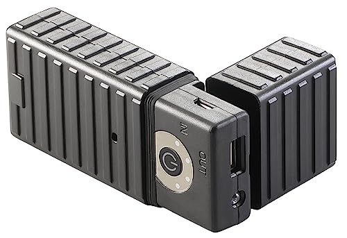 Streamlight 22600 EPU-5200 Portable USB Power Pack with Built-in Flashlight, Black