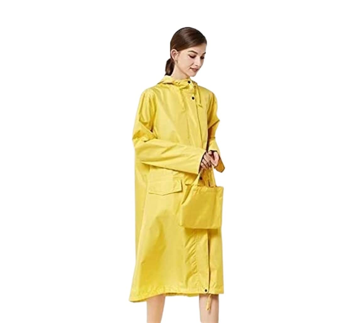 Poncho Impermeable Poncho con Capucha Impermeable Ligero Impermeable Transpirable Cortavientos para Mujer Chubasquero Plegable