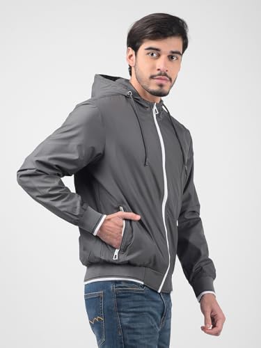 Image of Numero Uno Men's Solid Regular Fit Black Jacket