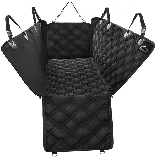 Meadowlark Dog Car Seat Cover, X-Large Heavy Duty Dog Seat Cover for Back Seat, Extra Padded Non-Slip Dog Hammock, Water-Resistant Back Seat Protector for Cars Trucks and SUVs (60โ W x 64" L)