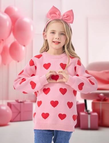 Toddler St. Patrick's Day Shamrock Sweater, Green Knit Pullover, Long Sleeve Crew Neck, Clover Design2