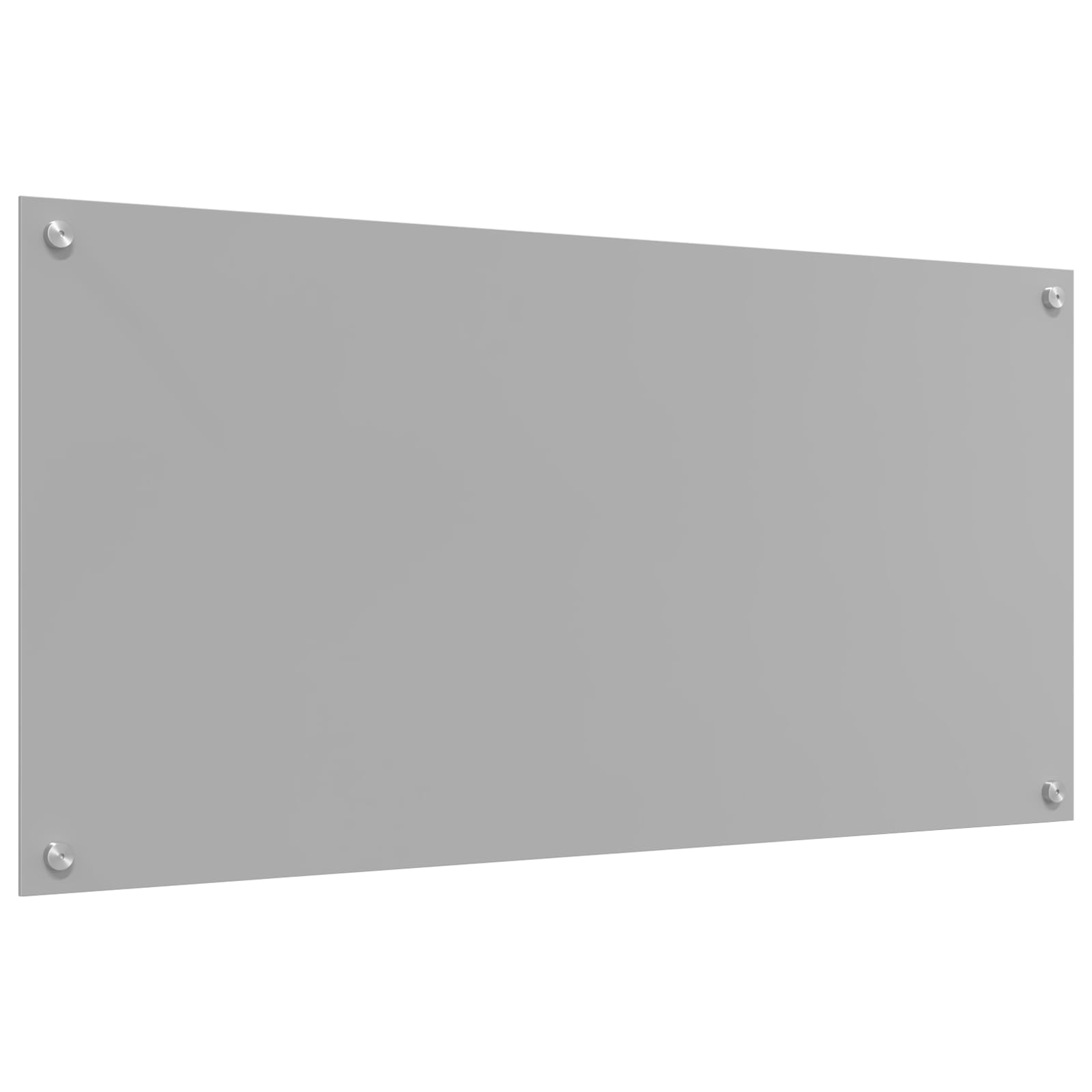 vidaXL Küchenrückwand Hellgrau 100 x 50 cm Gehärtetes Glas, Moderne, robuste Glasrückwand für die Küche, hitzebeständig, stylisches Design, easy Montage