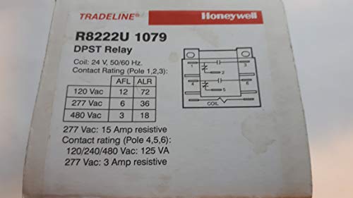 Honeywell R8222U1079 24 Vac general purpose relay with DPST
