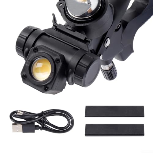 Luz de pulverización de pintura recargable con 500 lúmenes y sensor de movimiento, con inclinación de 90 grados y rotación de 360 grados para mejorar la visibilidad y soportar una combinación precisa
