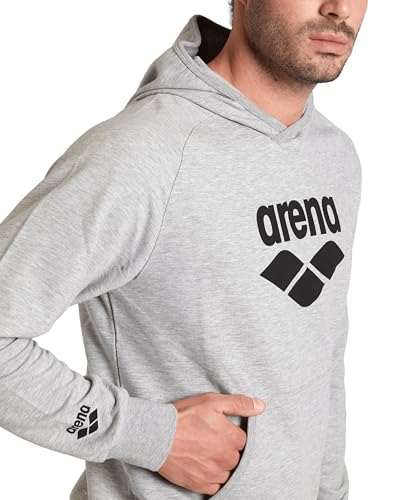 ARENA Unisex Adults Graphic Fleece Hoodie Sweatshirt Regular Fit Front Pocket4