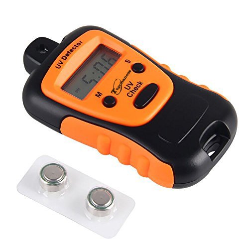 UV Intensity Meter,TOPCHANCES Portable High Precision Handheld UV Strength Tester UVC Measure Photometer UCB Detector with LCD Digtal Display - Thumbnail 3