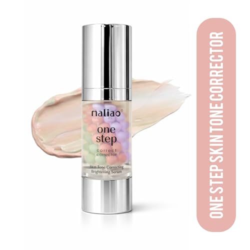 Image of Maliao Natural One Step Correct Corrector | Skin Tone Correcting Serum | Brightening Primer for Even Complexion | Redness & Dullness Neutralizer | Lightweight Formula | 40g