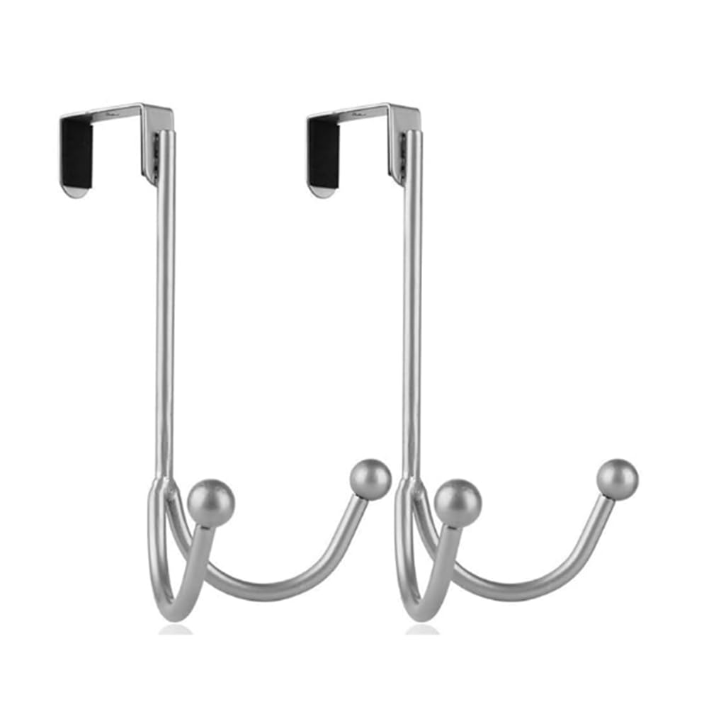 Littimoon Double Hanger Hooks Punch-Free Wall Coat Hanger 2packs Hooks forHanging Coats, Hats, Robes, Towels