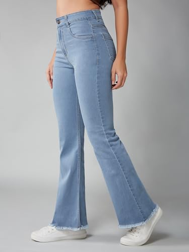 Image of Dolce Crudo High Rise Bootcut Jeans for Women