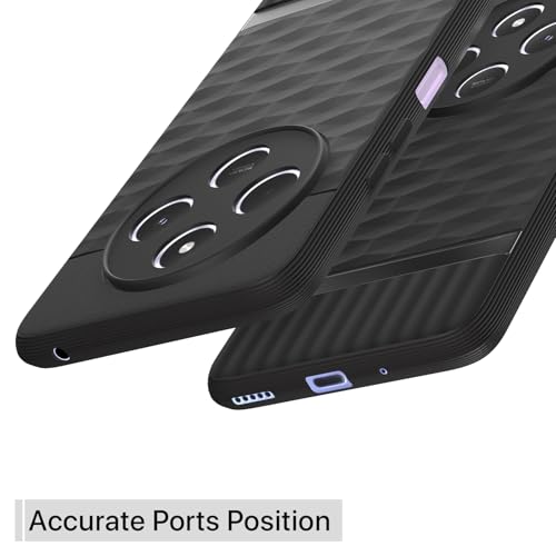 Image of Outlouders Back Cover for Redmi 14c 5G / Redmi A4 5G / Poco C75 5G | TPU Soft Flexible Shockproof | Full Camera Protection Back Case (Black)