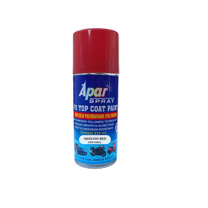 APARSPRAY PU Spray Paint Sizzling Red (RC Colour Name),Compatible