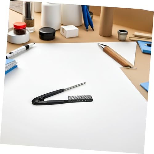 Peine alisador para cabello en forma de V compacto miniatura 6