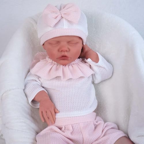 Muñeca Reborn Bebé de Silicona Realista 49 cm miniatura 6