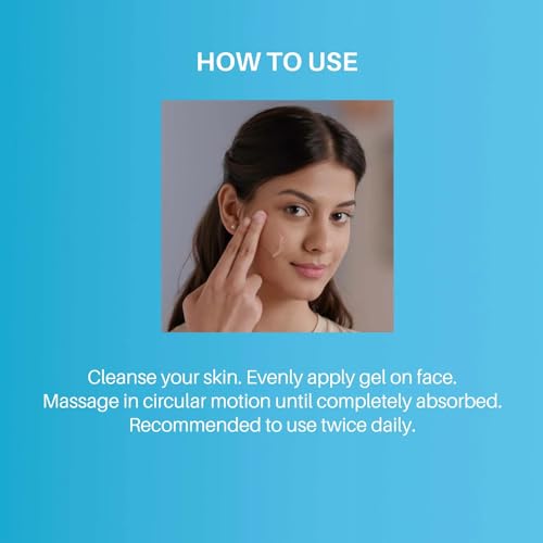 Image of DermDoc Skin Tightening Face Gel with Hydrolyzed Collagen (50g) | collagen gel for face | skin collagen booster