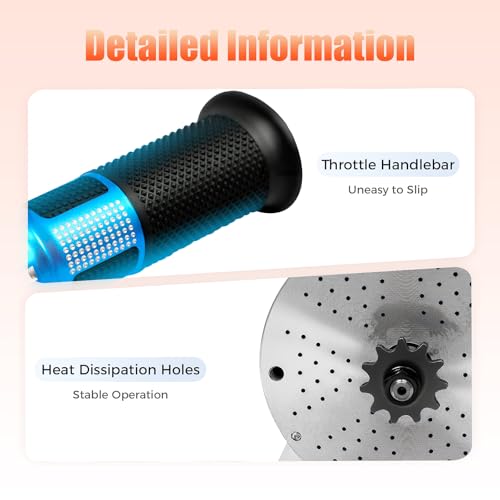 2000W 60V BLDC Motor Kit 4300r/min Electric Brushless DC Motor with 3-Speed Controller and Universal Throttle,High Speed Electric Motor Kit for Electric Scooter Bike Go-Kart DIY Part Conversion Kit