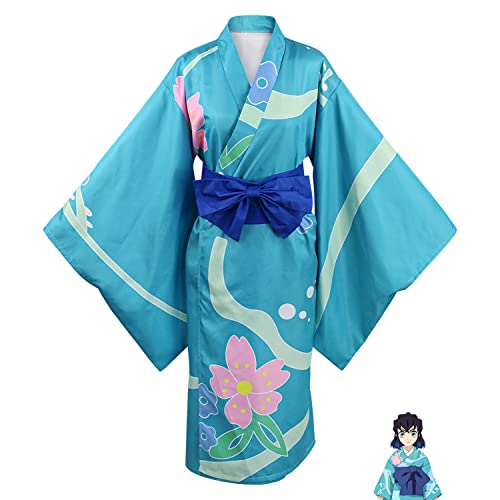 SOOYOOYOO Hashibira Inosuke Cosplay Performance Kostüm Digital Bedruckte Bequeme Stoffe Outfit Fantasy Geschenk Für Unisex-Fans