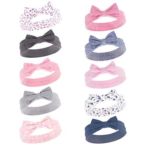 Image of Hudson Baby Cotton and Synthetic Headbands, Size 0-24 Months