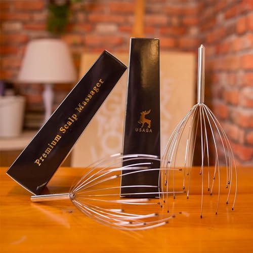 USAGA 20 Fingers Head Massager Scalp Massager Head Scratcher for Scalp Body Relaxing - Image 6