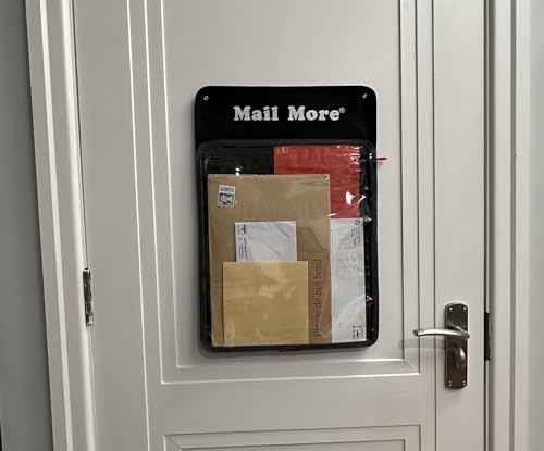 MAIL MORE Letter Box Catcher, Post Catcher for UPVC, Glass, Wood, and Metal Doors, Indoor Letter Box Cages, Mail Parcel Catcher for Front Door, Gift Full/Half Transparent (FULL TRANSPARENT) - Image 3
