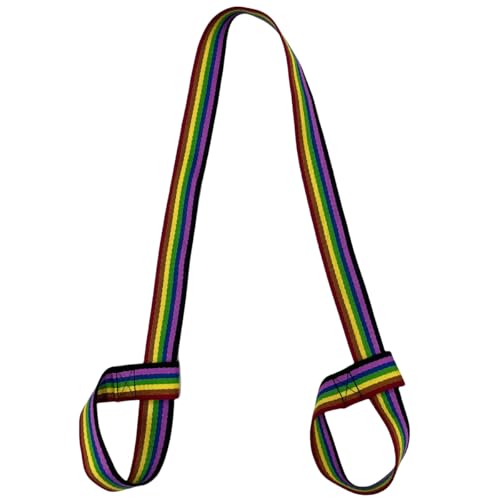 Adjustable Loops Stripes Roller Skate Leash Roller Skate Strap Snowboard Straps Skate Carrier Sling 1.5'' Wide