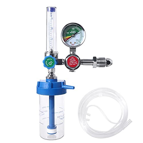 Image of Oxygen Cylinder 1500 Liter|Oxygen Cylinder With Flowmeter|Oxygen Cylinder Portable For Home Patient|Oxygen Cylinder With Regulator|Oxygen Cylinder Refillable,Multicolor
