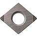 Kyocera CPGB 321ME KBN525 Grade CBN, 80 Degree Diamond, Positive Rake Angle, Neutral Turning Insert for Light Interruption in Hard Material (1 pc)