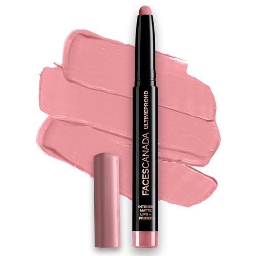 Rouge à lèvres mat longue durée 9h avec apprêt lissant couleur nude