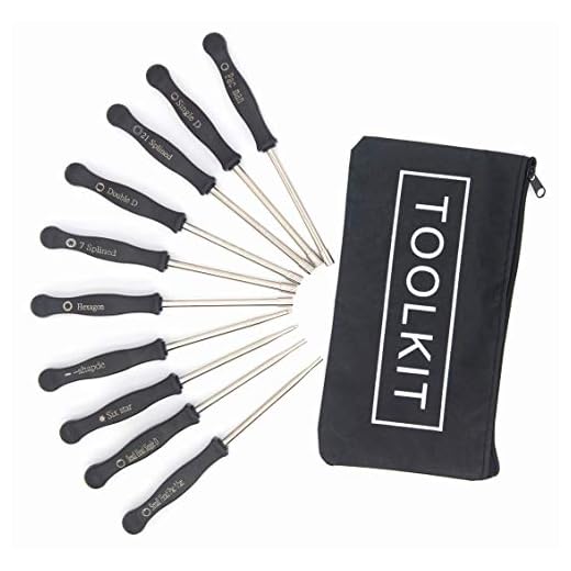 BOOTOP PIN Carburetor Adjustment Tool Kit, Carb Adjustment Tool Carburetor Adjusting Tool for 2 Cycle Small Engines - Compatible with Husqvarna Stihl Poulan Chainsaw WeedEater - 10 Pcs Carb Tool Kit