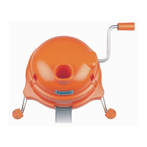 ടോപ്പ് ഡൗൺ view of the Dynamic CL009 DC3 3/4 Manual Tabletop Vegetable Dicer