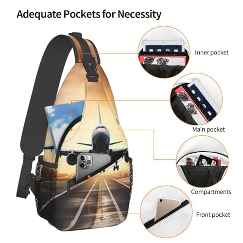 Bolso cruzado de hombre tipo bandolera para senderismo miniatura 4