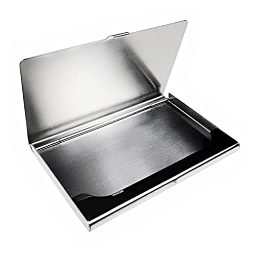 Portable Stainless Steel Business Card Holder Case | Name Holder for Business Cards | Design Credit Card Case | Ideal for Professionals and Travelers