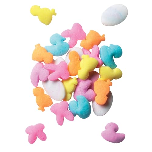 DECOPAC Deluxe Easter Quins, 17oz, Fancy Sprinkles Shaped Like Animals & Eggs, Candy Sprinkles in Handheld Container, Edible Sprinkles For Celebration Cakes, Cupcakes, Cookies by DecoPac - Image 2