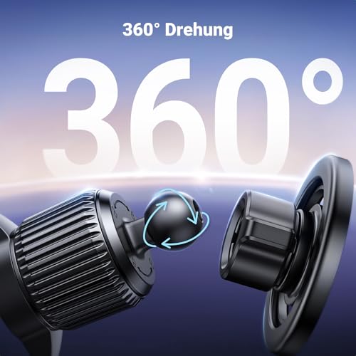UGREEN Handyhalterung Auto für MagSafe mit 20*N52 Starker Magnet, MagSafe Autohalterung Stabil Lüftung KFZ Handyhalterung Kompatibel mit iPhone 17 16 15 14 13 12 Pro Max, MagSafe Hülle 6