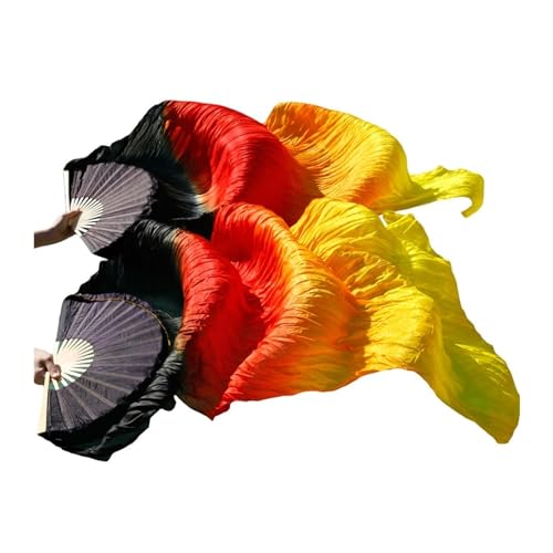 Éventails de voile danse du ventre soie multicolore accessoire danse