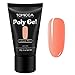 Produktbild Polygel Nail Builder Gel, 60G 2.1oz Natürliches Rosa Nagelverlängerung Poly Acryl Gel, Nail Extension Nagelverbesserung UV/LED Gel für Nagelkunst