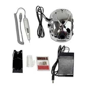 Nail Grinding Machine 35000RPM Electric Nail Drill Machine, Nail Polishing Drill, Manicure Machine For Nail Art Tools Kit, Electric Nail File With Cutter Nail Art Drill for DIY Home or Salon Mani-Pedi