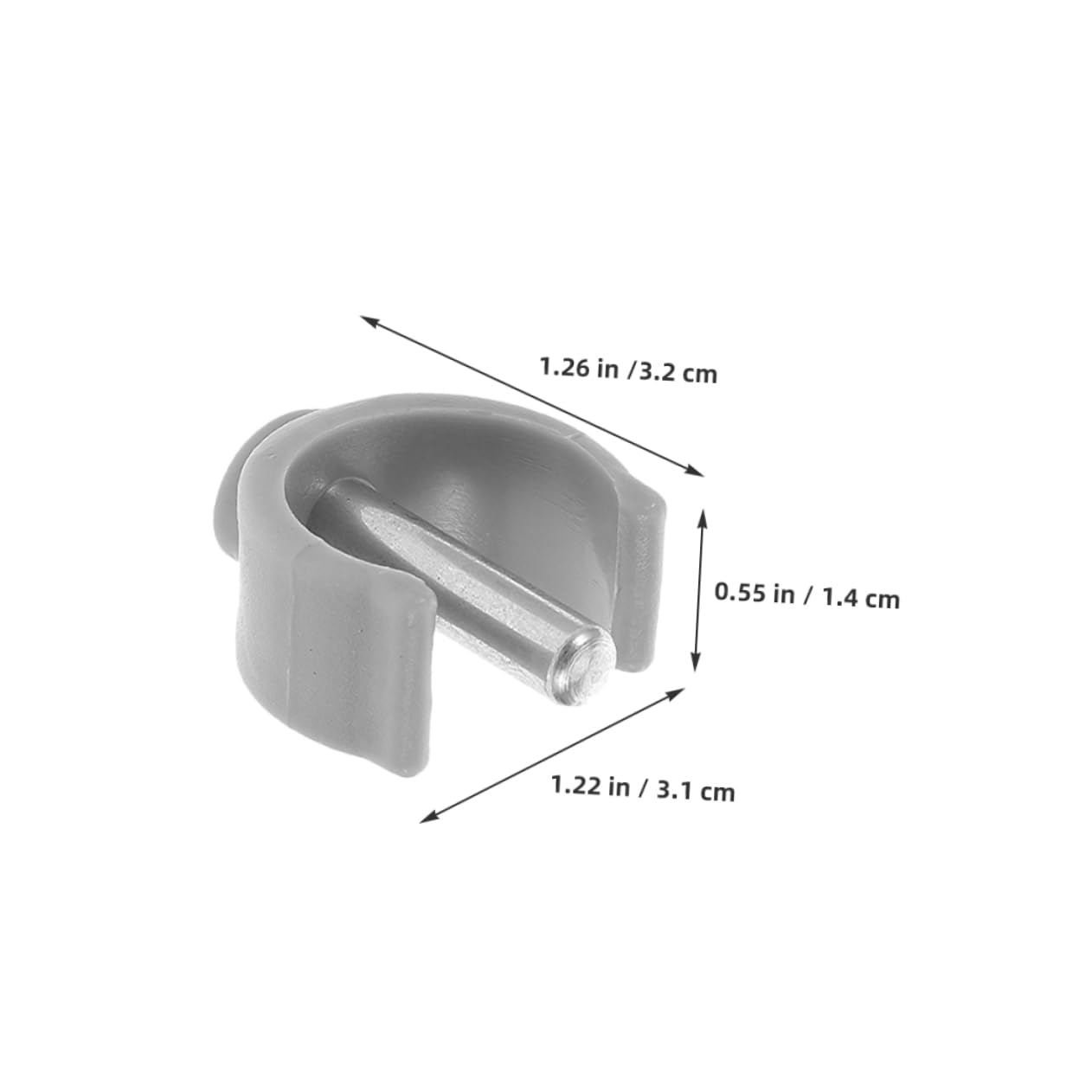 IWOWHERO Walking Cane Accessories 8 Pack Cane Tips Buckle for Sturdy Support on Surfaces