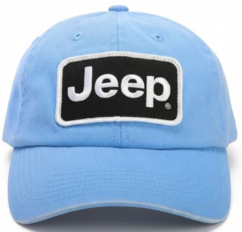 Image of Jeep Dad Hat - Low Profile Adjustable Baseball Cap with Embroidered Patch