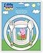 Peppa Pig 760012425/85256 - Set Vajilla Para Microondas Baby 5 Piezas Rosa