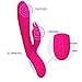 ACVIOO Rabbit Vibrator Dildo G-Spot Clitoris Stimulation 10-Frequency Vibration Mode Silicone Vagina Vibrating Adult Sex Toy for Couples(Pink) ¡­