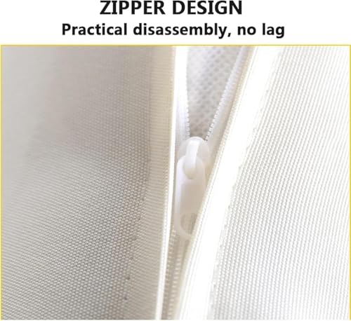 Image of Egg Chair Cushion Replacement Cover, Hanging Hammock Cushion Covers with Zipper (no Padding)(F)