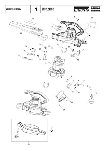 Genuine Dolmar HW1300 211236-8-7261 Deep Groove Ball Bearing 6002DDW
