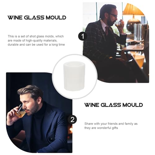 Molde de hielo de silicona para vasos shot BESTonZON 10 piezas miniatura 7