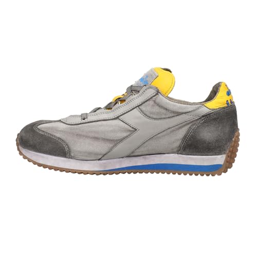 Diadora Mens Equip H Dirty Stone Wash Evo Lace Up Sneakers Shoes Casual - Grey - Size 7.5 M3